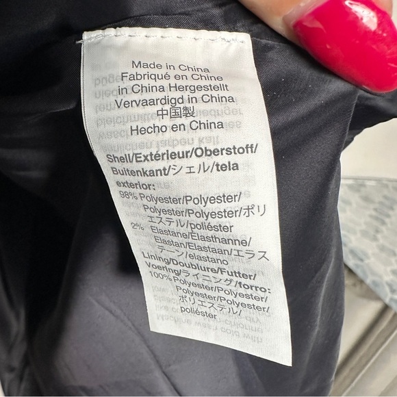 J.Crew Navy & Pink Jacquard Piper Foulard Print A-line Career Dress Sz 12 - Picture 3 of 17